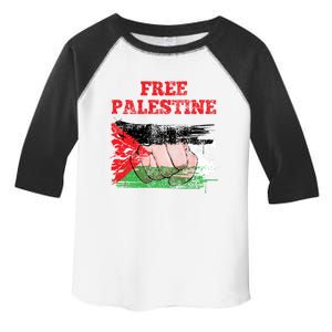 Palestine Flag Patriotic Palestinian Free Palestine Cute Gift Toddler Fine Jersey T-Shirt