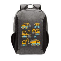 Pi Funny Pi Day 3.14 Construction Trucks Vector Backpack