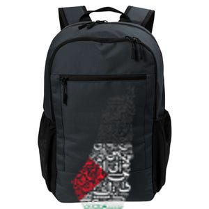 Palestine Free Palestine in Arabic Free Gaza Palestine Flag Daily Commute Backpack