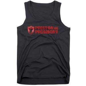 Preston For President Logo Tank Top