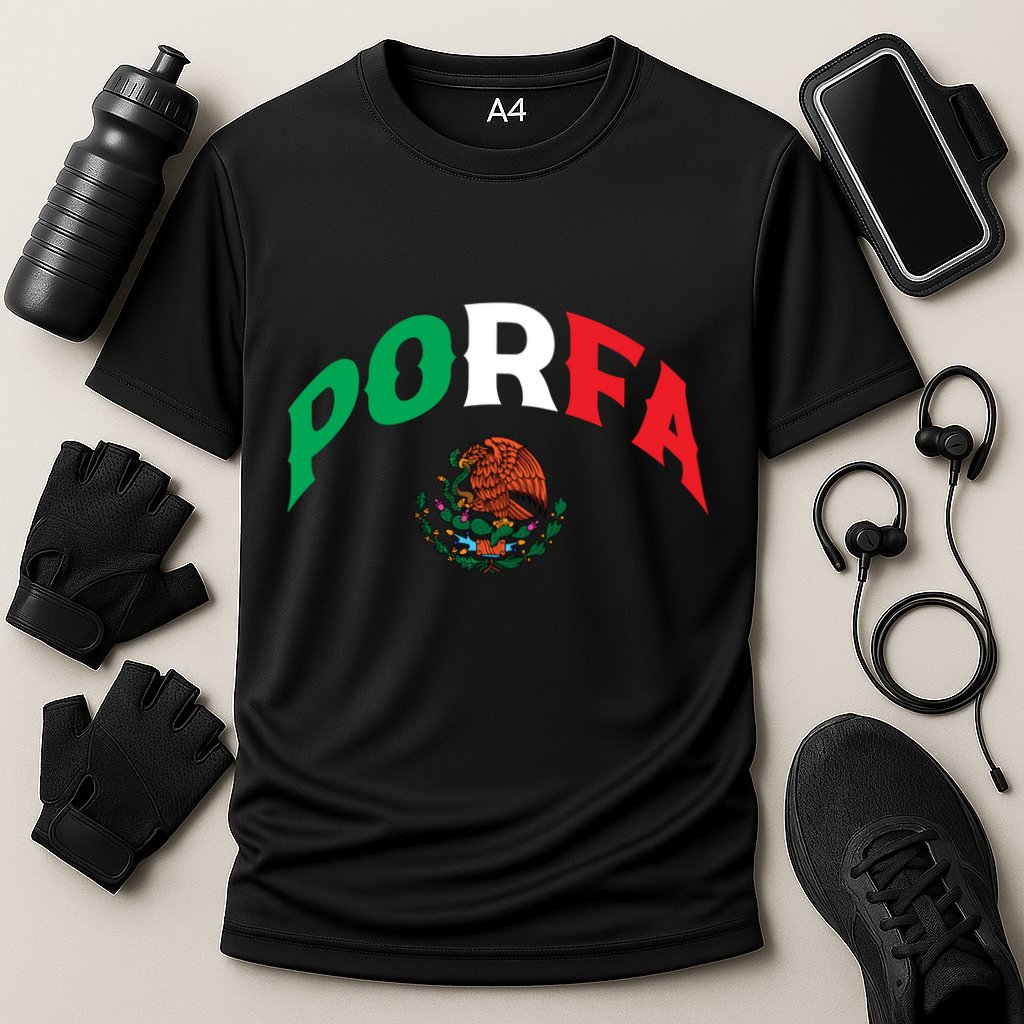 Porfa Flag Cooling Performance Crew T-Shirt