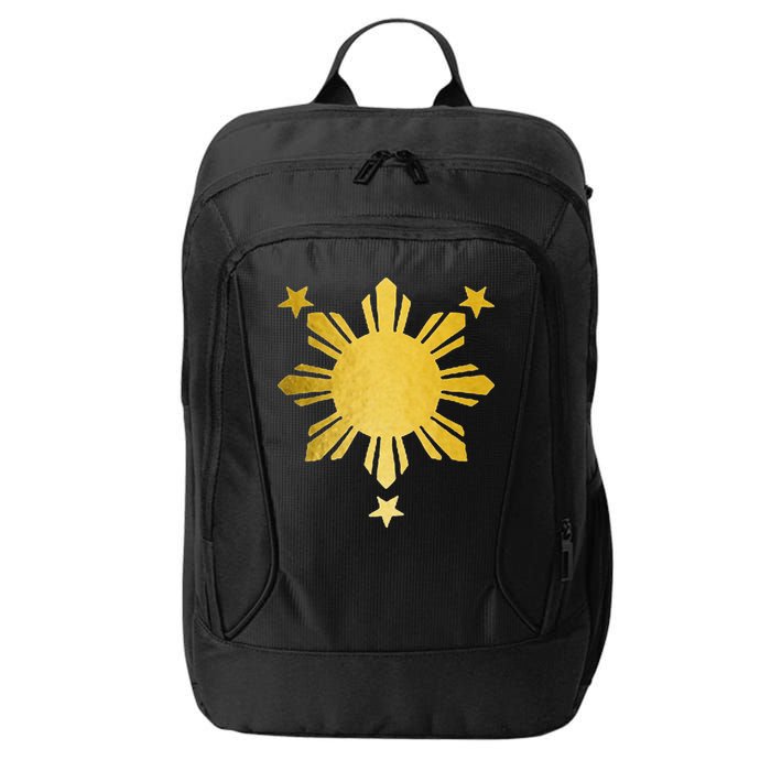 Philippines Flag Pride Filipino Filipina City Backpack