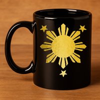 Philippines Flag Pride Filipino Filipina 11oz C Handle Ceramic Mug