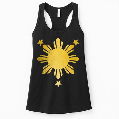Philippines Flag Pride Filipino Filipina Womens Tank Top