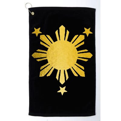 Philippines Flag Pride Filipino Filipina Golf Towel