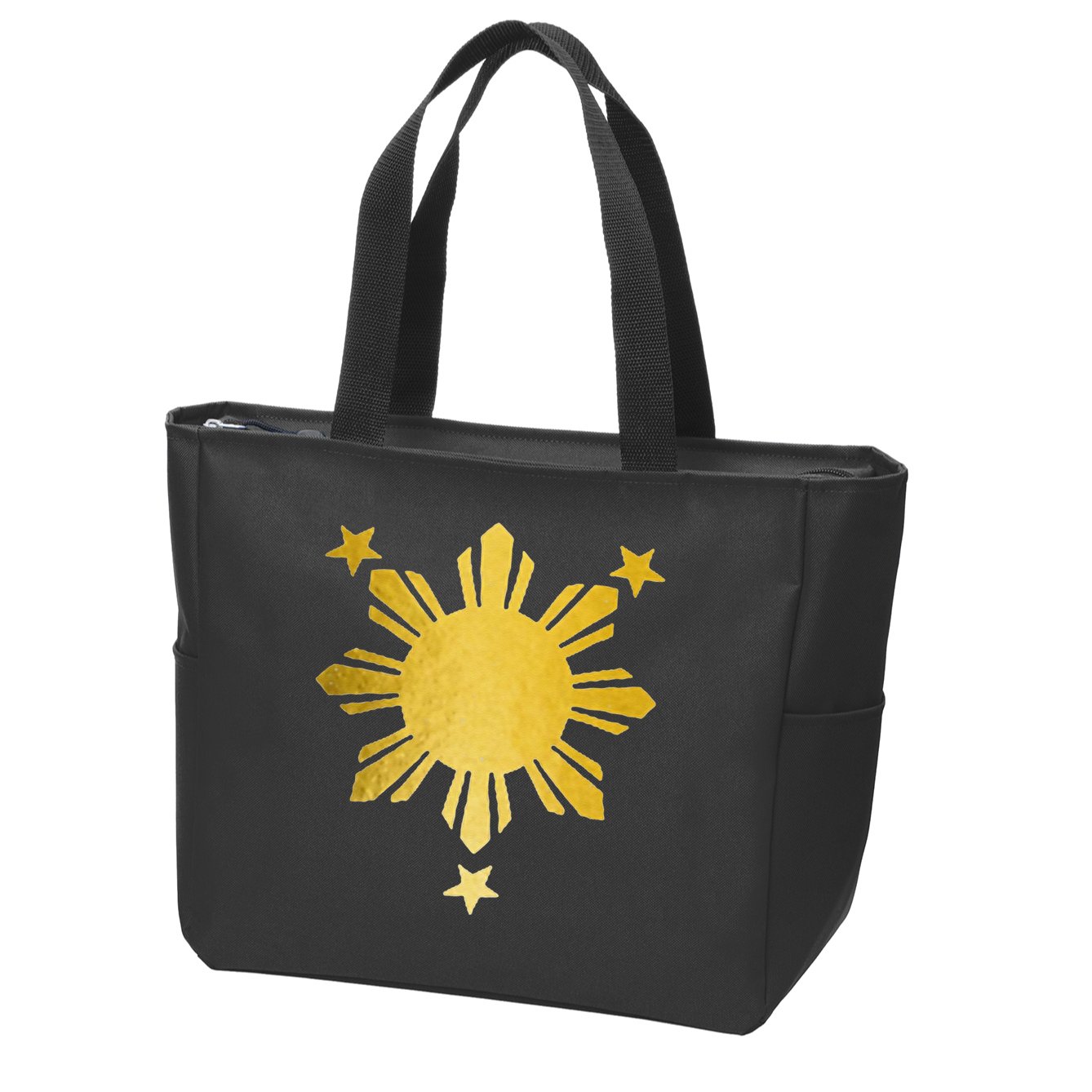 Philippines Flag Pride Filipino Filipina Zip Tote Bag