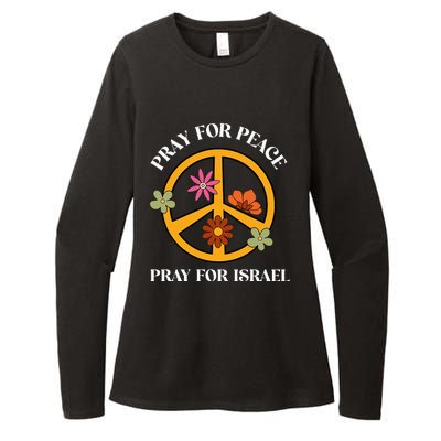 Pray For Peace Pray For Israel Stand For Israel Shalom  Womens CVC Long Sleeve Shirt