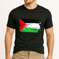 Palestine Flag Cooling Performance Crew T-Shirt