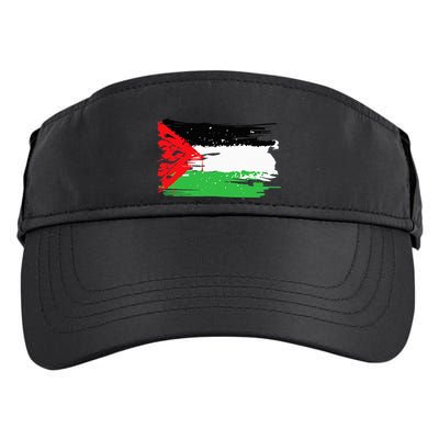 Palestine Flag Adult Drive Performance Visor