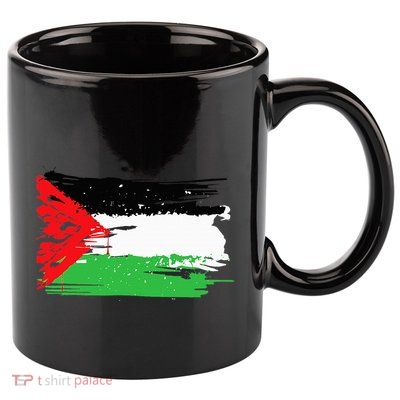 Palestine Flag 11oz C Handle Ceramic Mug