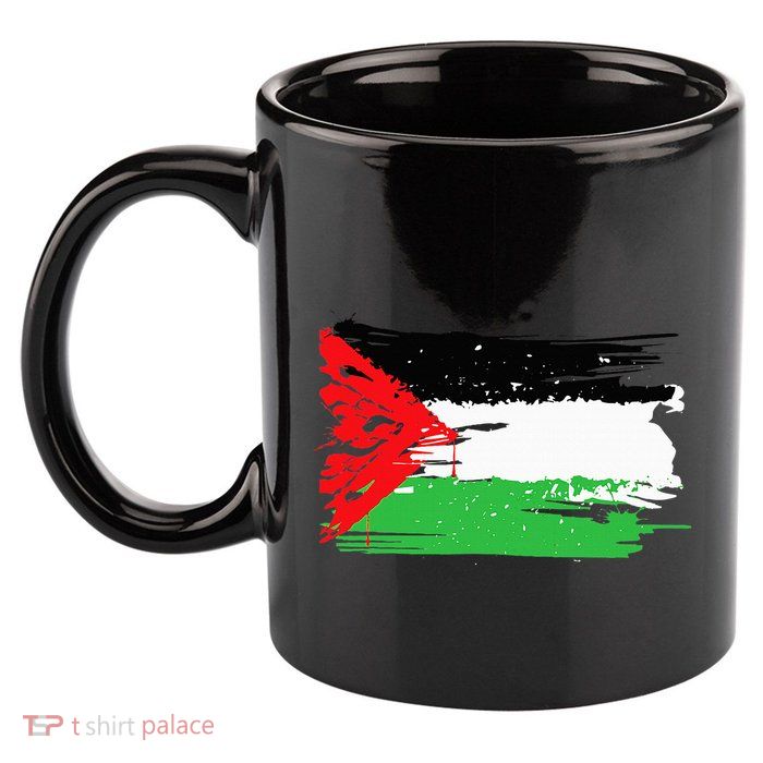 Palestine Flag 11oz C Handle Ceramic Mug