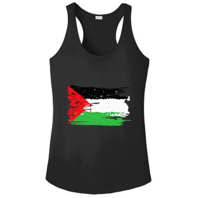 Palestine Flag Ladies PosiCharge Competitor Racerback Tank