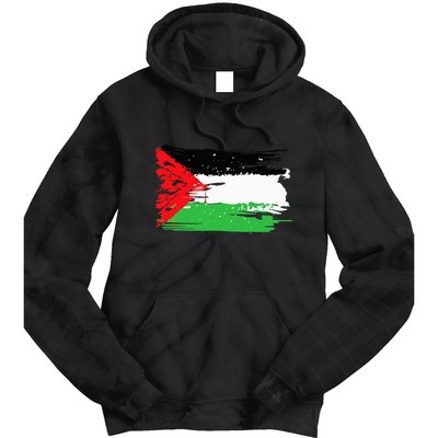 Palestine Flag Tie Dye Hoodie