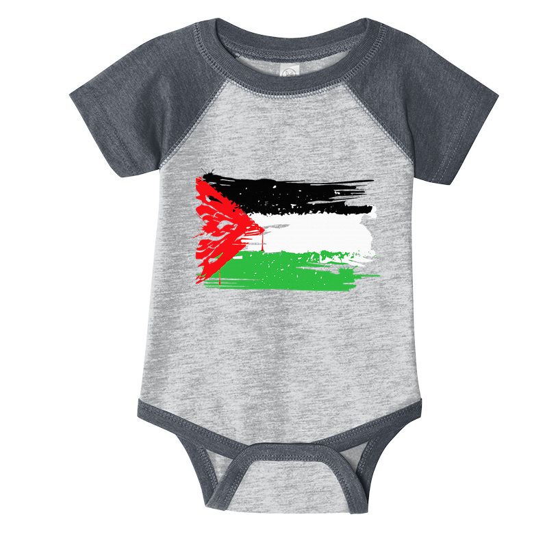 Palestine Flag Infant Baby Jersey Bodysuit