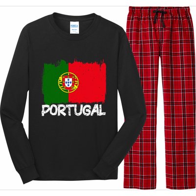 Portugal Flag Long Sleeve Pajama Set