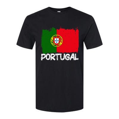 Portugal Flag Softstyle CVC T-Shirt