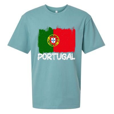 Portugal Flag Sueded Cloud Jersey T-Shirt