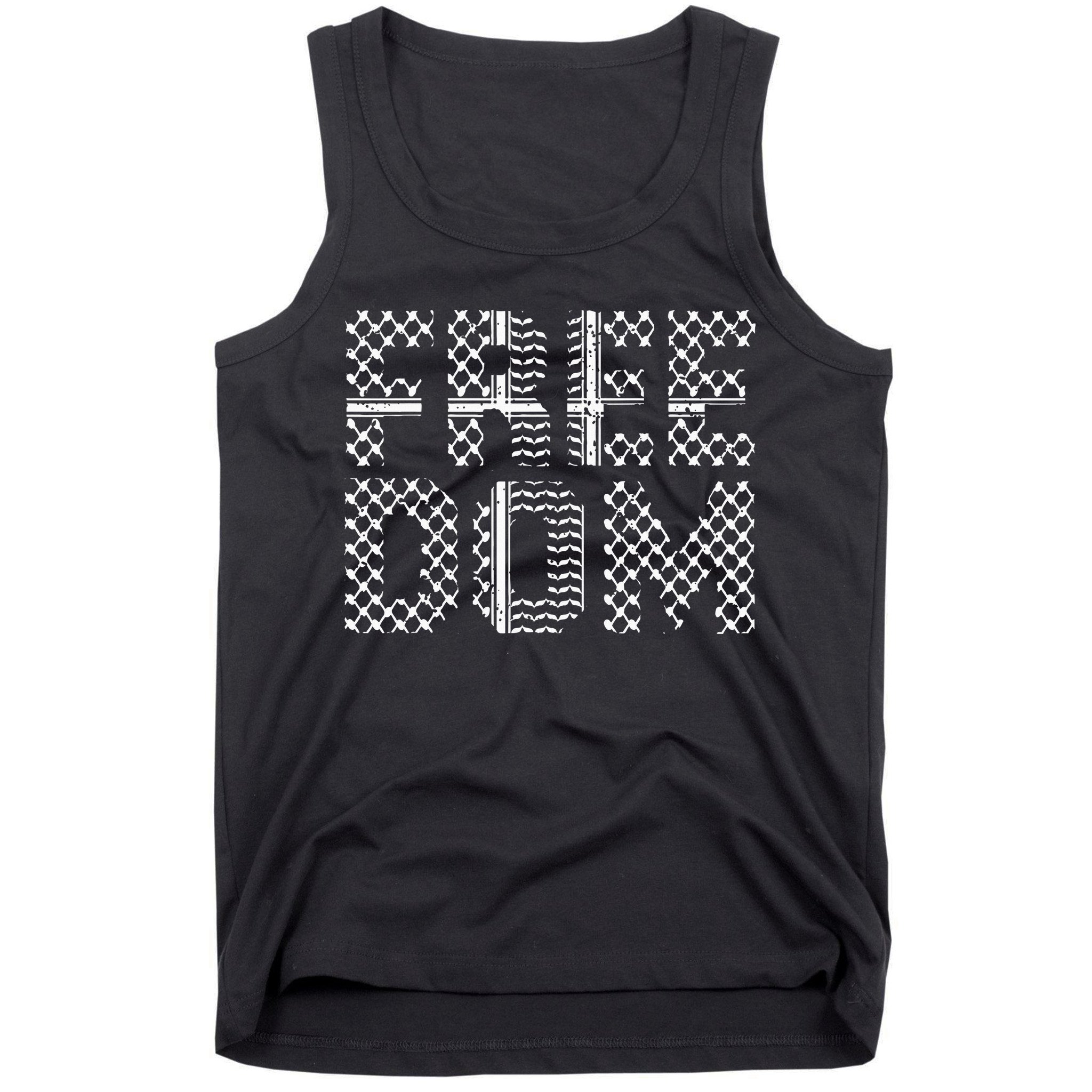 Patriotic Falasteen Palestinian Keffiyah Kuffiyeh Tank Top