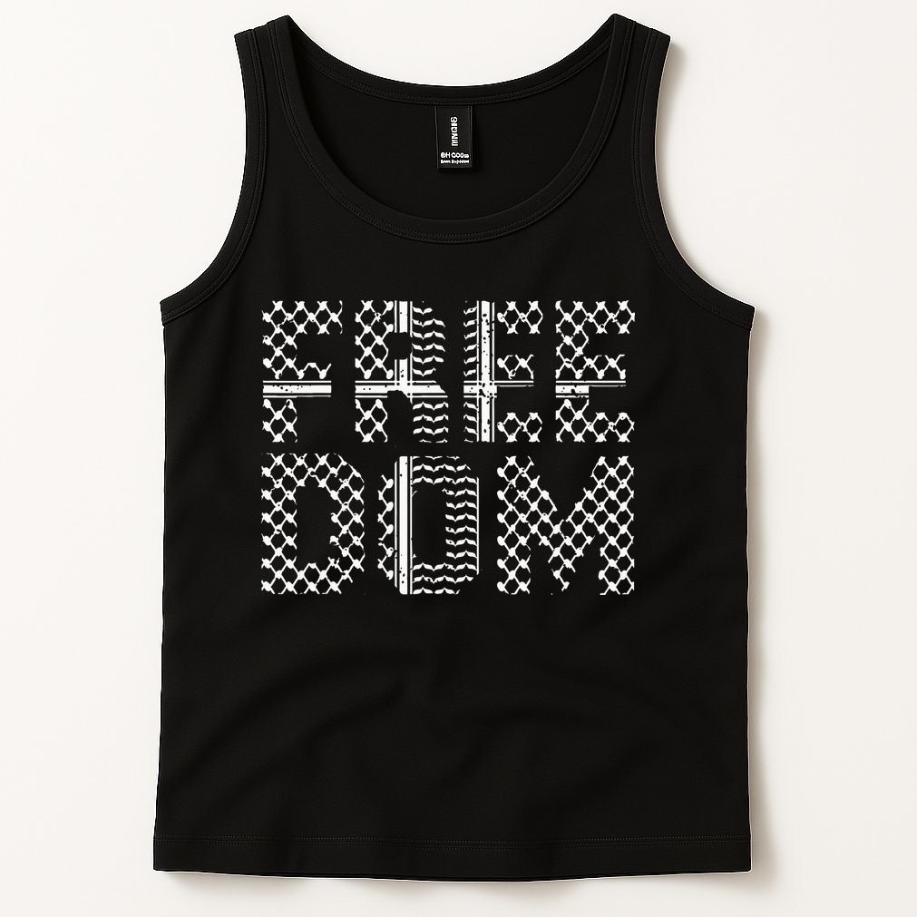 Patriotic Falasteen Palestinian Keffiyah Kuffiyeh Tank Top