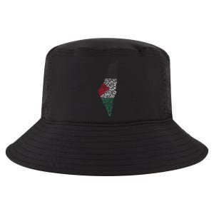 Palestine Free Palestine in Arabic Free Gaza Palestine Flag Cool Comfort Performance Bucket Hat