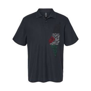 Palestine Free Palestine in Arabic Free Gaza Palestine Flag Softstyle Adult Sport Polo