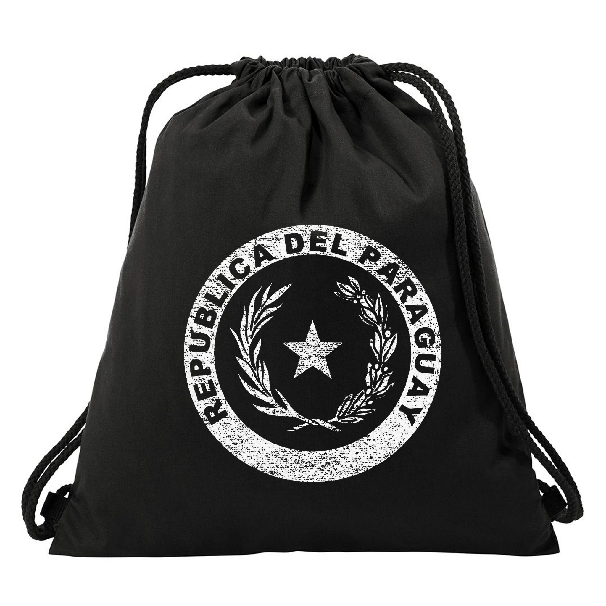 Paraguay Flag Paraguayan Seal Asuncion Drawstring Bag