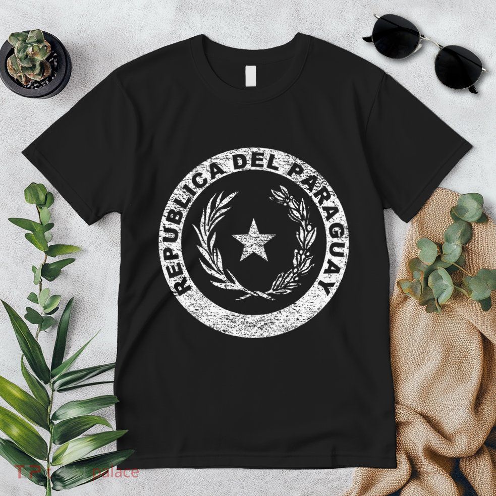 Paraguay Flag Paraguayan Seal Asuncion Premium T-Shirt