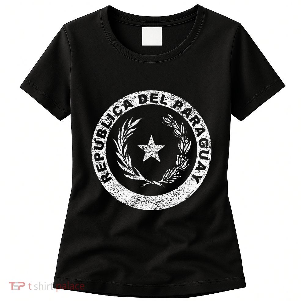 Paraguay Flag Paraguayan Seal Asuncion Womens T-Shirt
