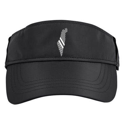 Palestine Free Palestine Free Gaza Palestine Flag Adult Drive Performance Visor