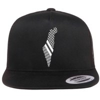 Palestine Free Palestine Free Gaza Palestine Flag Flat Bill Trucker Hat