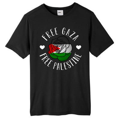 Palestine Free Palestine Free Gaza Palestine Flag Arabic Tall Fusion ChromaSoft Performance T-Shirt