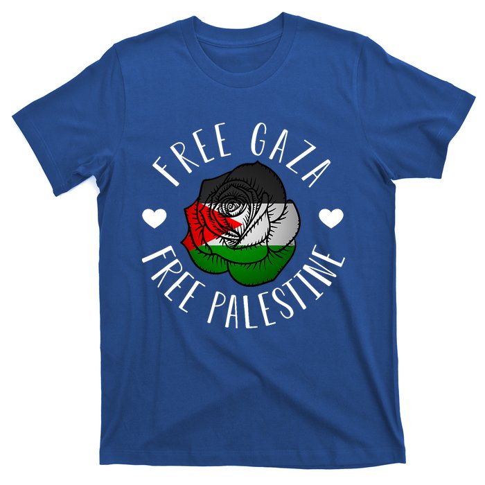 Palestine Free Palestine Free Gaza Palestine Flag Arabic T-Shirt