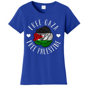 Palestine Free Palestine Free Gaza Palestine Flag Arabic Women's T-Shirt