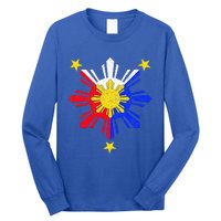 Pinoy Filipino Philippine Flag Sun Long Sleeve Shirt