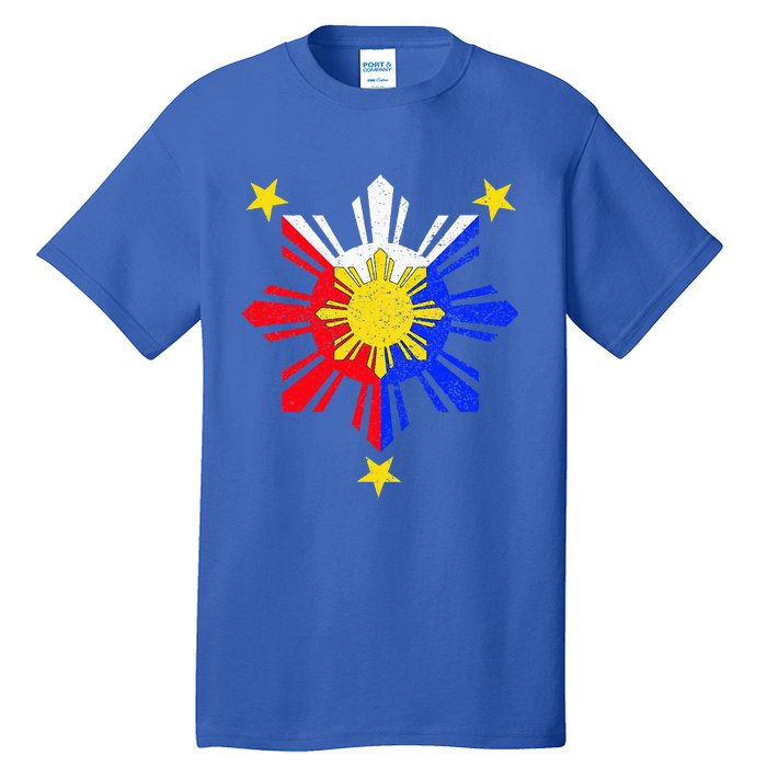 Pinoy Filipino Philippine Flag Sun Tall T-Shirt