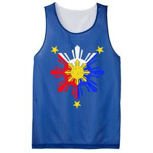 Pinoy Filipino Philippine Flag Sun Mesh Reversible Basketball Jersey Tank