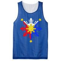 Pinoy Filipino Philippine Flag Sun Mesh Reversible Basketball Jersey Tank