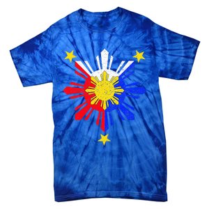 Pinoy Filipino Philippine Flag Sun Tie-Dye T-Shirt