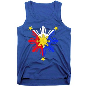 Pinoy Filipino Philippine Flag Sun Tank Top