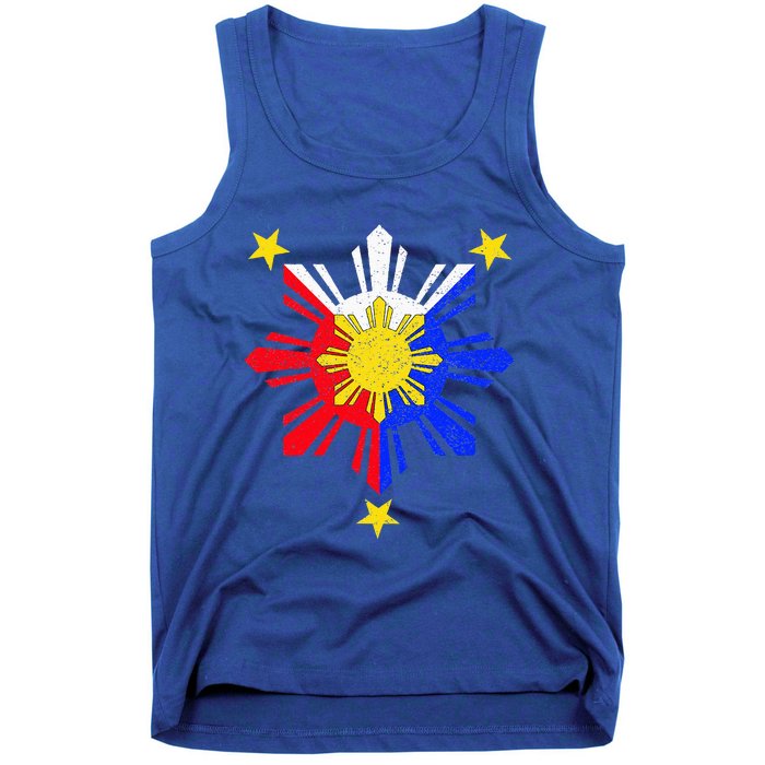 Pinoy Filipino Philippine Flag Sun Tank Top