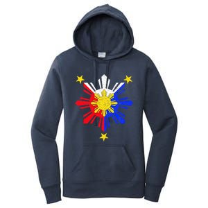 Pinoy Filipino Philippine Flag Sun Women's Pullover Hoodie