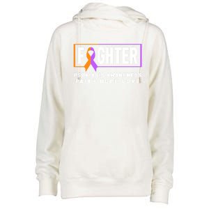 Psoriasis Fighter Psoriasis Awareness Meaningful Gift Womens Funnel Neck Pullover Hood