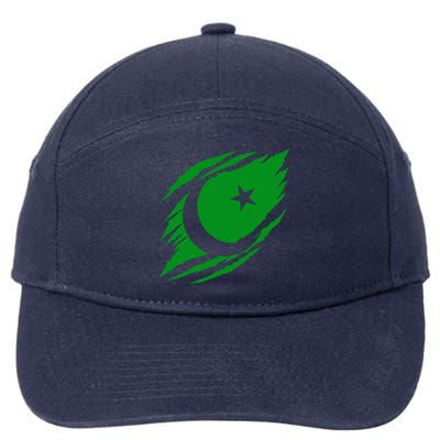 Pakistani Flag 7-Panel Snapback Hat