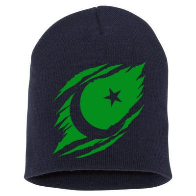 Pakistani Flag Short Acrylic Beanie