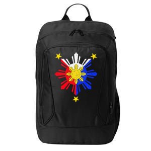 Pinoy Filipino Philippine Flag Sun City Backpack