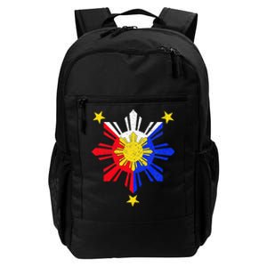 Pinoy Filipino Philippine Flag Sun Daily Commute Backpack