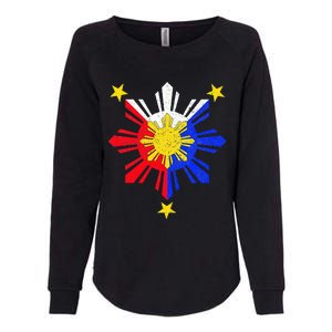 Pinoy Filipino Philippine Flag Sun Womens California Wash Sweatshirt