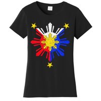 Pinoy Filipino Philippine Flag Sun Women's T-Shirt