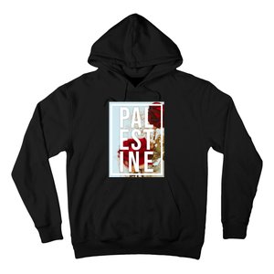 Palestine Free Palestine Free Gaza Palestine Flag Arabic Design Hoodie