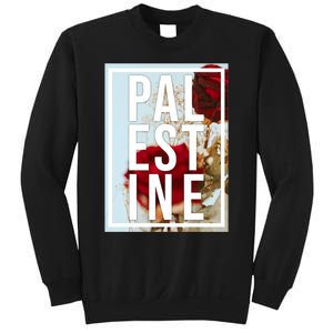 Palestine Free Palestine Free Gaza Palestine Flag Arabic Design Sweatshirt